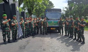Rindam I/BB Kirim Bantuan Kemanusiaan Untuk Korban Bencana di Wilayah Sumut