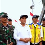 Wagub Fadhlullah Tinjau Jembatan Bailey Kuta Blang, Progres Capai 98 Persen