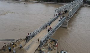 Akses Bireuen-Bener Meriah Pulih: Jembatan Bailey Teupin Mane Rampung dan Sudah Bisa Dilalui