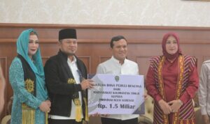 Wagub Fadhlullah dan Ketua TP-PKK Sambut Kedatangan Gubernur Kaltim di Aceh