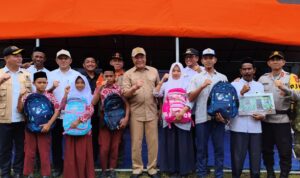 Wagub Fadhlullah Dampingi Menko Polkam RI Tinjau Kesiapan Pembangunan Huntap di Aceh Utara