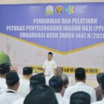 Wagub Aceh Buka Diklat PPIH Kloter Embarkasi Aceh Tahun 1447 H/2026 M