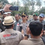 Polres Bersama TNI dan Pemda Tindak Tambang Ilegal di Beutong