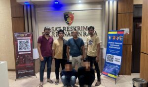 Sat Reskrim Polres Nagan Raya Amankan Dua Pelaku Dugaan Judi Online di Darul Makmur