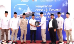 Wagub Aceh Resmikan Simulasi Pesawat dan Gedung Baru Asrama Haji, Kenang Sejarah RI-001