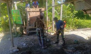 Akses Air Bersih Jadi Prioritas, Satgas TMMD Ke-127 Kodim 0116/Nagan Raya Percepat Pembangunan Bak Penampungan