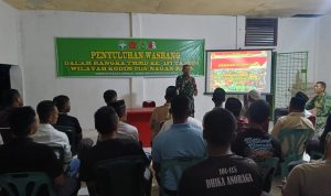 Bangun Jiwa Nasionalisme, Satgas TMMD ke-127 Gelar Penyuluhan Wawasan Kebangsaan di Nagan Raya