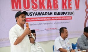 Wabup Syukri A Jalil Terpilih Aklamasi Jadi Ketua PMI Aceh Besar