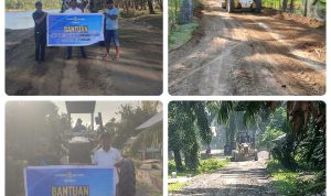 Komitmen CSR: PT Socfindo Seunagan Perbaiki Jalan Sepanjang 3.100 Meter di Nagan Raya