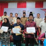 Wagub Aceh Dampingi Mendagri dan Mensos Serahkan Bantuan Pemulihan bagi Korban Bencana Aceh Timur