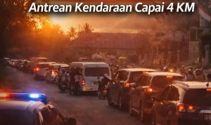 Sempat Mengular 4 Kilometer, Arus Balik di Jembatan Bailey Kuta Blang Kini Berangsur Normal