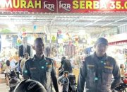 Jaga Keamanan Warga Belanja Lebaran, Satgas Linmas Aceh Intensifkan Patroli Malam