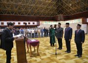 Lantik Tiga Kepala SKPA, Mualem Instruksikan Percepatan Serapan Anggaran dan Benahi Birokrasi