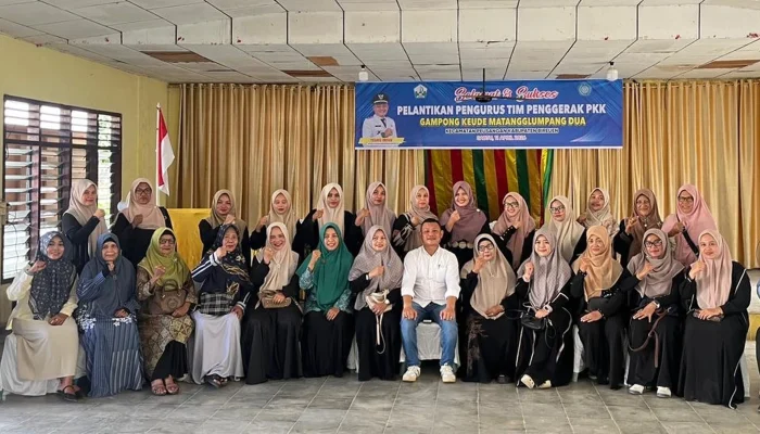 Perkuat Peran Pemberdayaan, Pengurus TP PKK Gampong Keude Matangglumpang Dua Resmi Dilantik