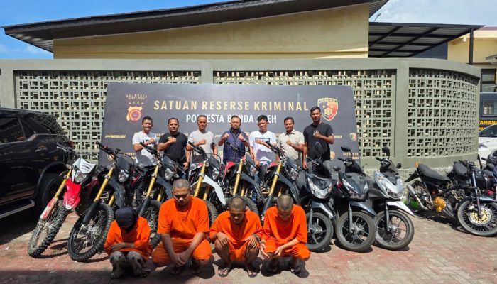 Jadi Penadah Motor Curian, Pasangan Suami Istri di Banda Aceh Diringkus Polisi