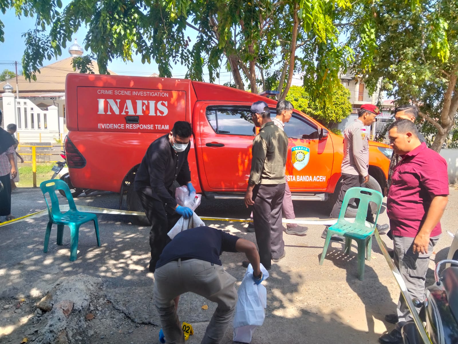Geger, Petugas Kebersihan Temukan Janin Terbalut Kain Putih di Bantaran Krueng Doy Banda Aceh