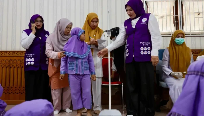 Tinjau PAUD Permata Hati, Marlina Muzakir Tekankan Pentingnya Skrining Kesehatan Anak Sejak Dini