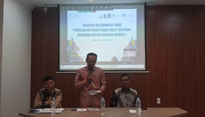 Pemprov Aceh Gelar Lokakarya dan Bimtek Pendataan SPM Pascabencana Regional I di Lhokseumawe