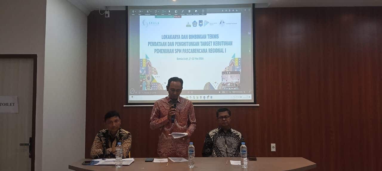 Pelatihan dan diskusi tentang target keberlanjutan pembangunan di Aceh.