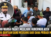 Sambut Iduladha, Seribuan Warga Antre Pembagian Uang Meugang dari Dana Pribadi Mualem