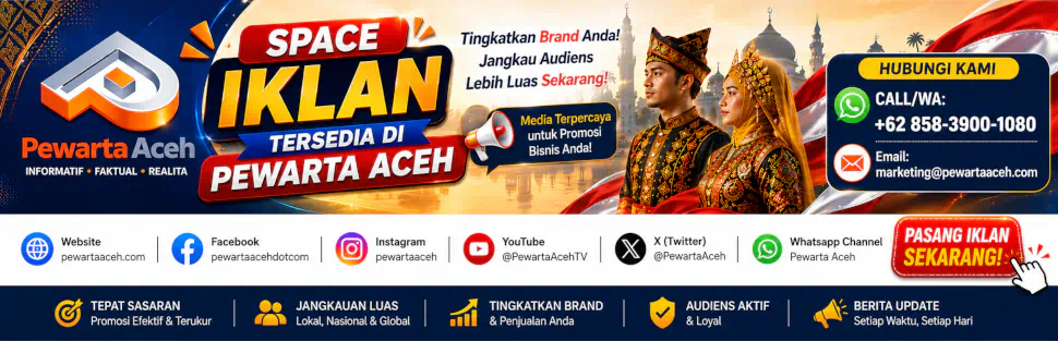 Pasang Iklan Media Tepercaya dan Promosi Bisnis Digital - PewartaAceh.com
