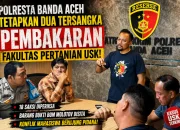 Polresta Banda Aceh Tetapkan Dua Tersangka Pembakaran Kampus USK