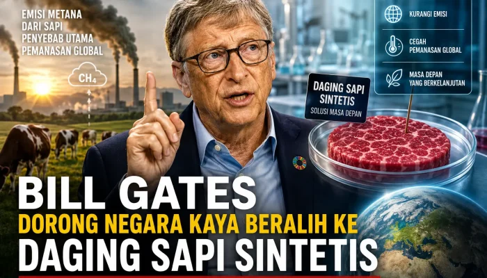 Bill Gates: Negara Kaya Wajib Beralih ke Daging Sapi Sintetis