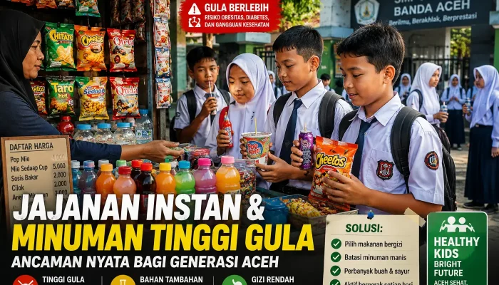 Seberapa Sehat Makanan Anak di Aceh? Ancaman Jajanan Instan bagi Generasi Muda