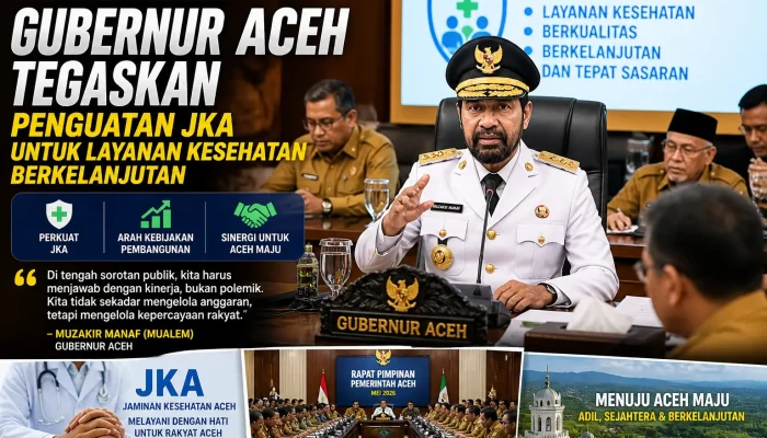 Gubernur Aceh Tegaskan Penguatan JKA untuk Layanan Kesehatan Berkelanjutan