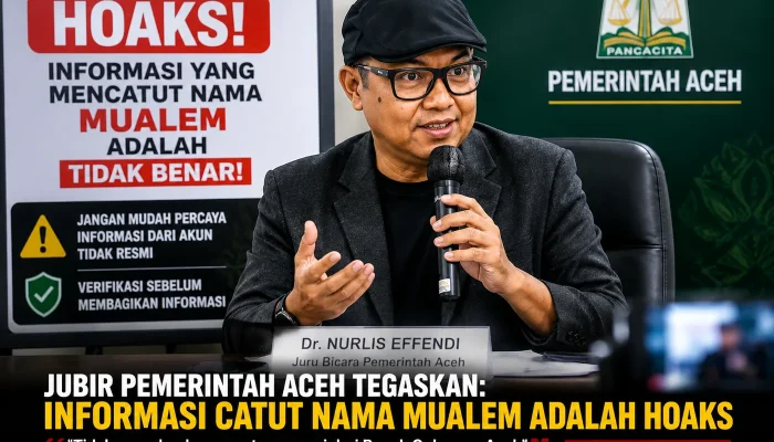 Jubir Pemerintah Aceh Klarifikasi Hoaks Terkait Mualem dan Demonstran