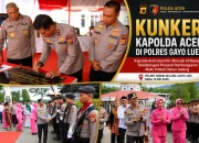 Kunker ke Polres Gayo Lues, Kapolda Aceh Tekankan Peningkatan Pelayanan dan Tandatangani Prasasti Polsek Dabun Gelang