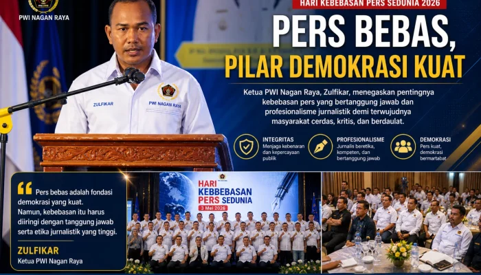 Hari Kebebasan Pers Sedunia, PWI Nagan Raya Ajak Jurnalis Jaga Integritas dan Profesionalisme