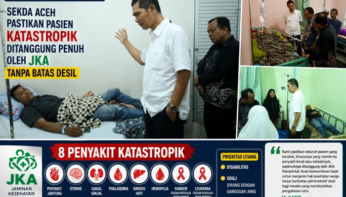 Sidak RSUD Bireuen, Sekda Aceh Tegaskan JKA Tanggung Pasien Katastropik Tanpa Batas Desil