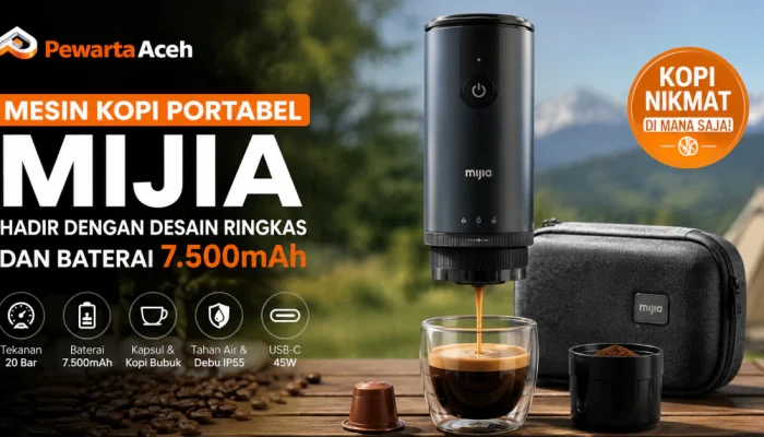 Xiaomi Rilis Mesin Kopi Portabel Mijia untuk Pencinta Espresso traveling