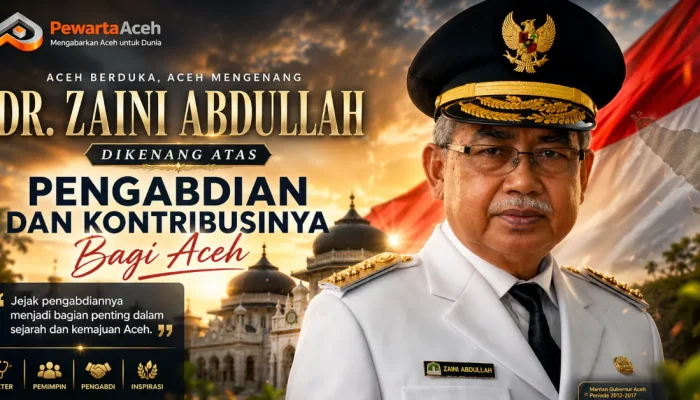 Pemerintah Aceh Berduka, Mantan Gubernur dr Zaini Abdullah Wafat
