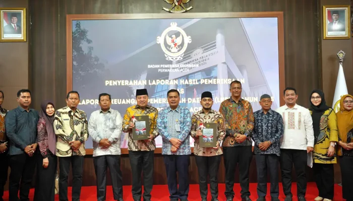 Ketua DPRK dan Bupati Nagan Raya Terima LHP LKPD 2025 dari BPK Aceh