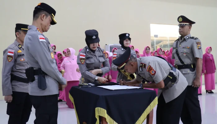 Enam Pejabat Utama Polresta Banda Aceh Diserahterimakan, Kapolresta Tekankan Profesionalisme