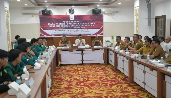 395.873 Unit Rumah Butuh Pemulihan, Sekda Aceh Paparkan Progres Pascabencana