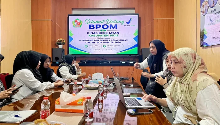 BPOM dan BBPOM Aceh Gelar Monev DAK BOK di Pidie dan Sabang