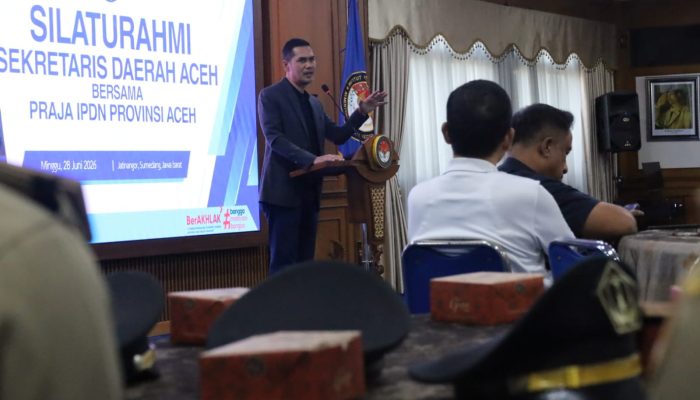 Sekda Aceh Sambangi Praja IPDN Jatinangor, Tegaskan Komitmen Cetak Aparatur Unggul