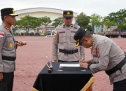 Jabatan Karorena Polda Aceh Diserahkan, Kapolda Sampaikan Pesan Jelang Purna Tugas