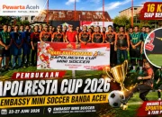 16 Klub Bersaing di Kapolresta Cup, Meriahkan HUT Bhayangkara ke-80 di Banda Aceh