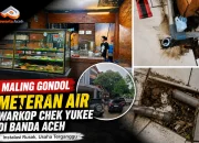 Meteran Air Warkop Chek Yukee Banda Aceh Dicuri, Pedagang Tepi Kali Resah