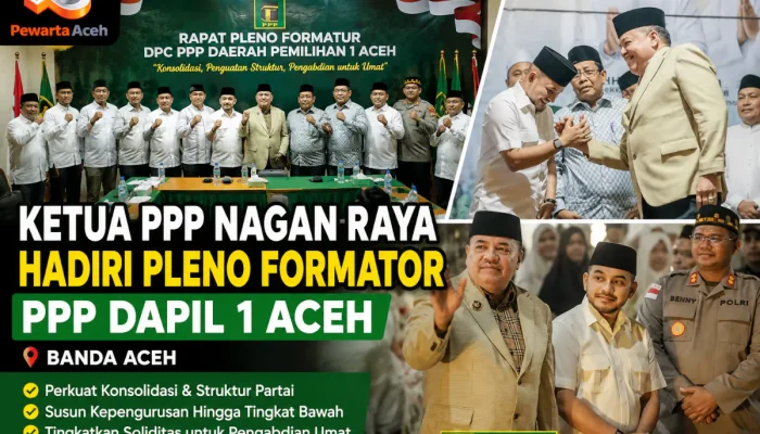 Ketua DPC PPP Nagan Raya Hadiri Rapat Pleno Formatur DPW PPP Aceh