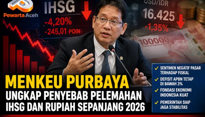 Menkeu Ungkap Penyebab IHSG Anjlok dan Rupiah Melemah