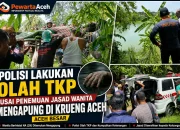 Wanita Asal Lamdingin Ditemukan Mengapung di Krueng Aceh