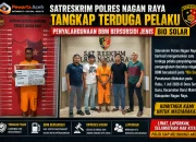 Polres Nagan Raya Tahan Terduga Pelaku Penyalahgunaan BBM Bersubsidi
