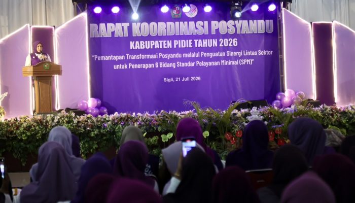 Pidie Jadi Kabupaten Pertama Gelar Rakor Posyandu, Kak Na Beri Apresiasi
