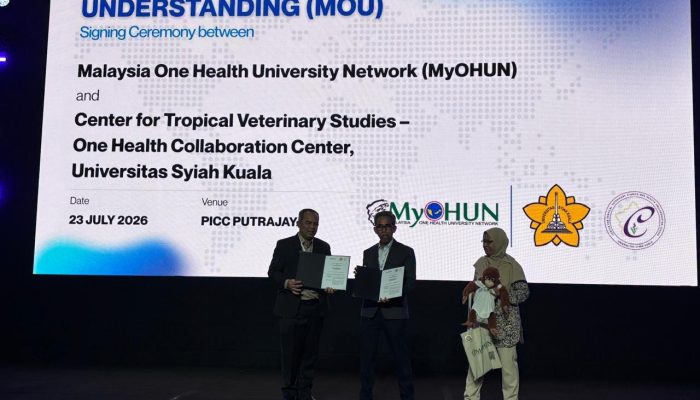 CENTROVETS-OHCC USK dan MyOHUN Malaysia Perkuat Kolaborasi Riset One Health