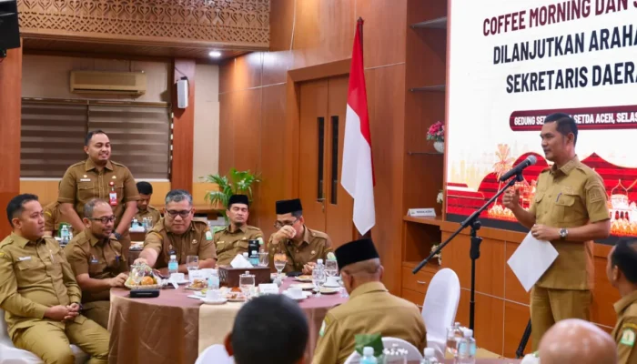 Sekda Aceh Tekankan Disiplin dan Kolaborasi ASN Setda